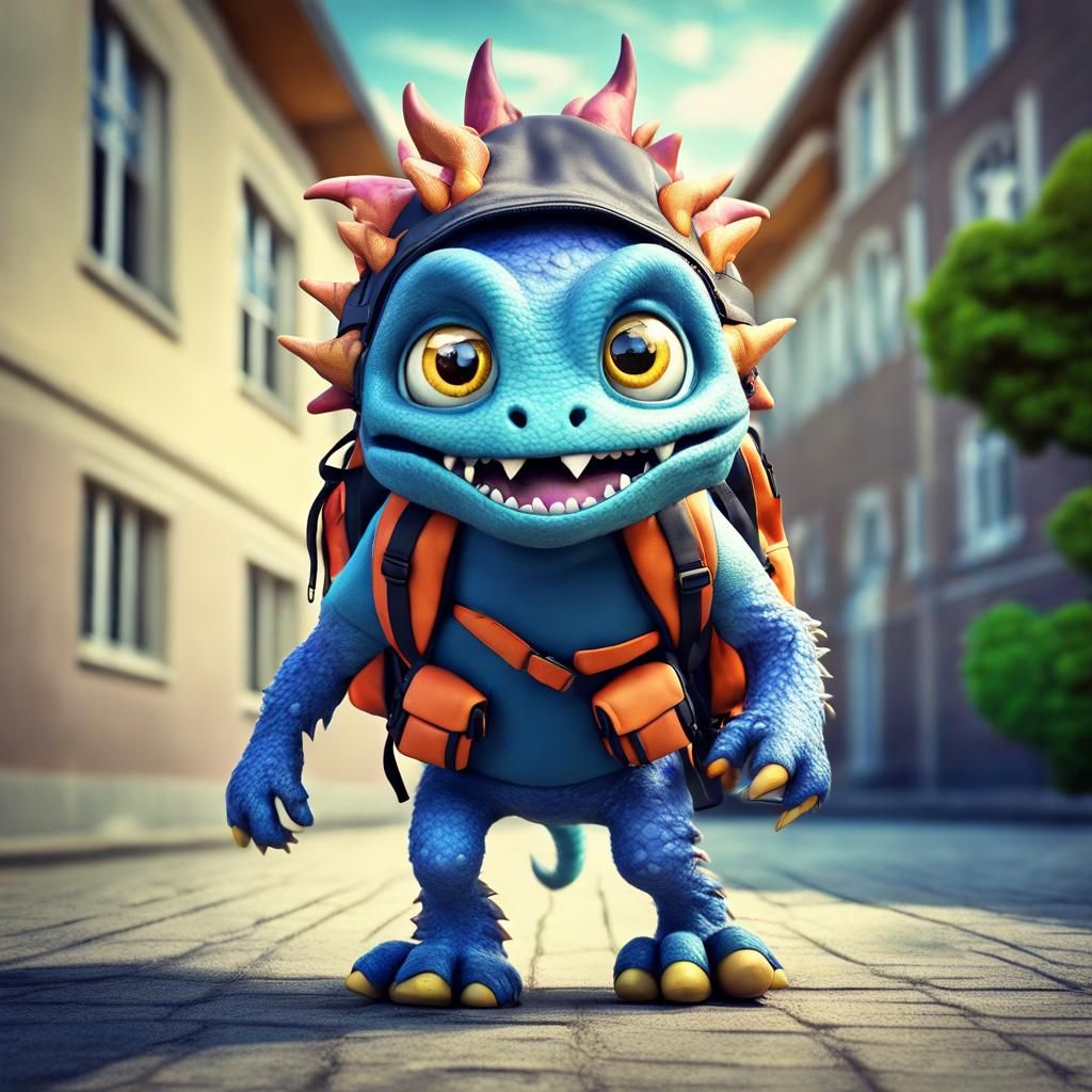 Monstro va à l'école