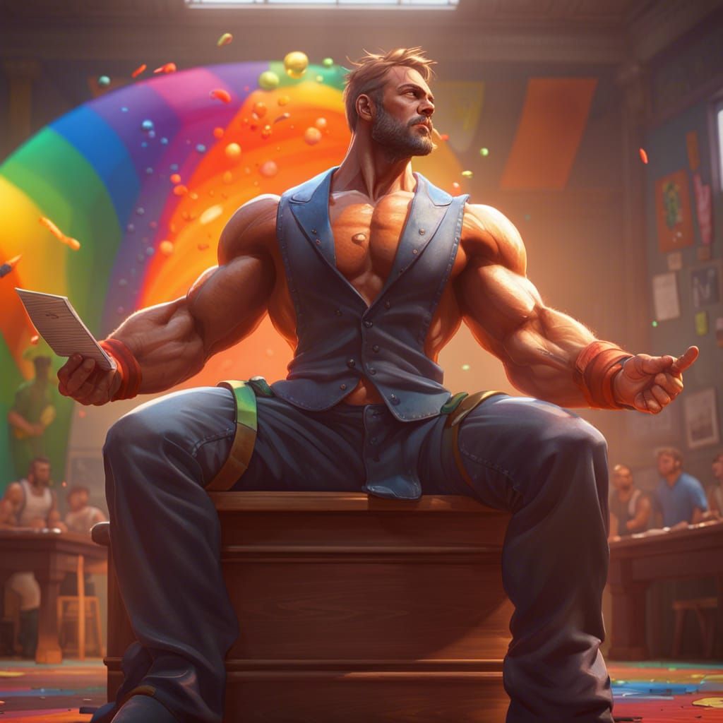 Rainbow Class: Hyperdetailed Concept Art in 8K