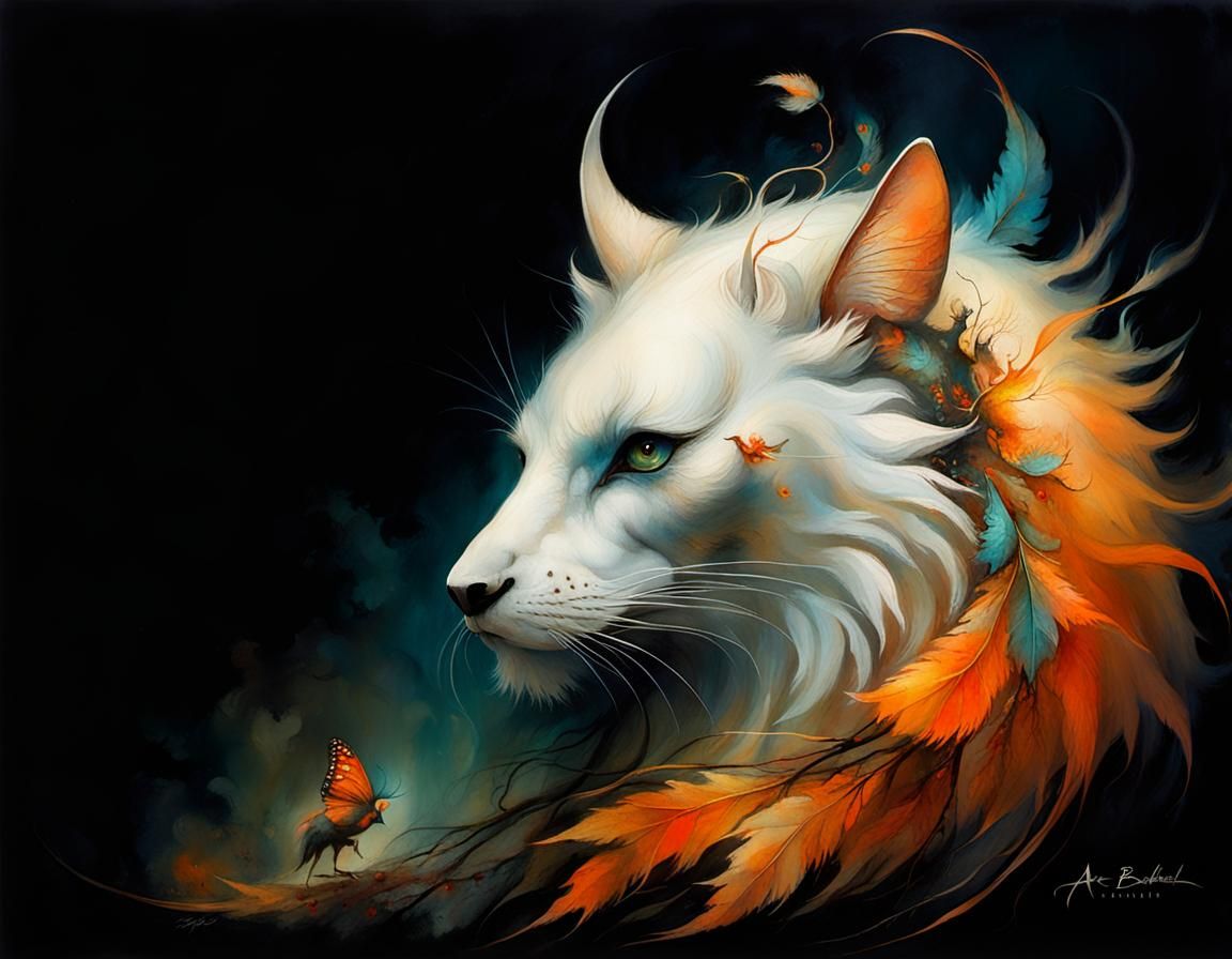 Spirit Animal Familiar, Inspired by Surrealism