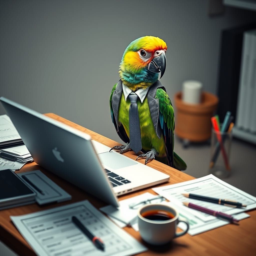 Parrot Trader Focuses on Stock Market Trends