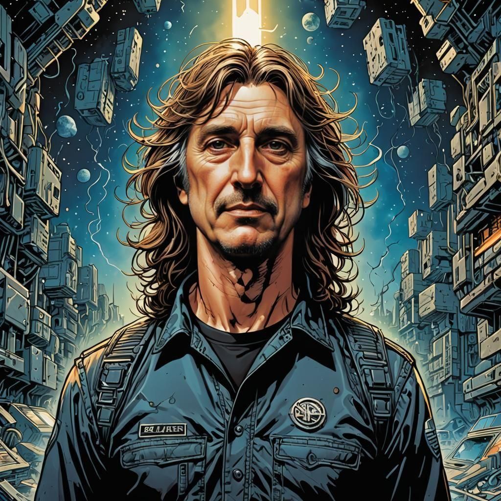 Allan Holdsworth Comic Book Art Tribute