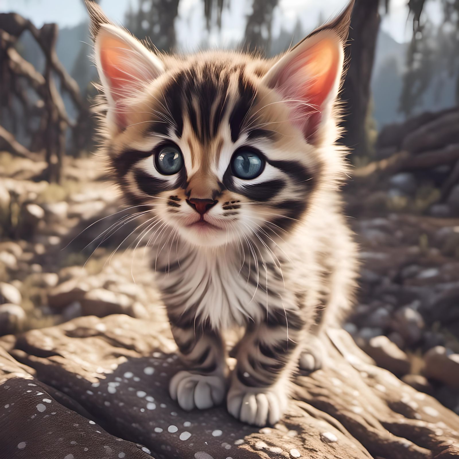 Adorable Kitten Masterpiece