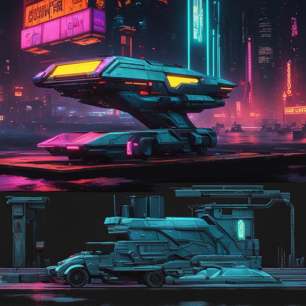 Glaucus Atlanticus in Cyberpunk Style