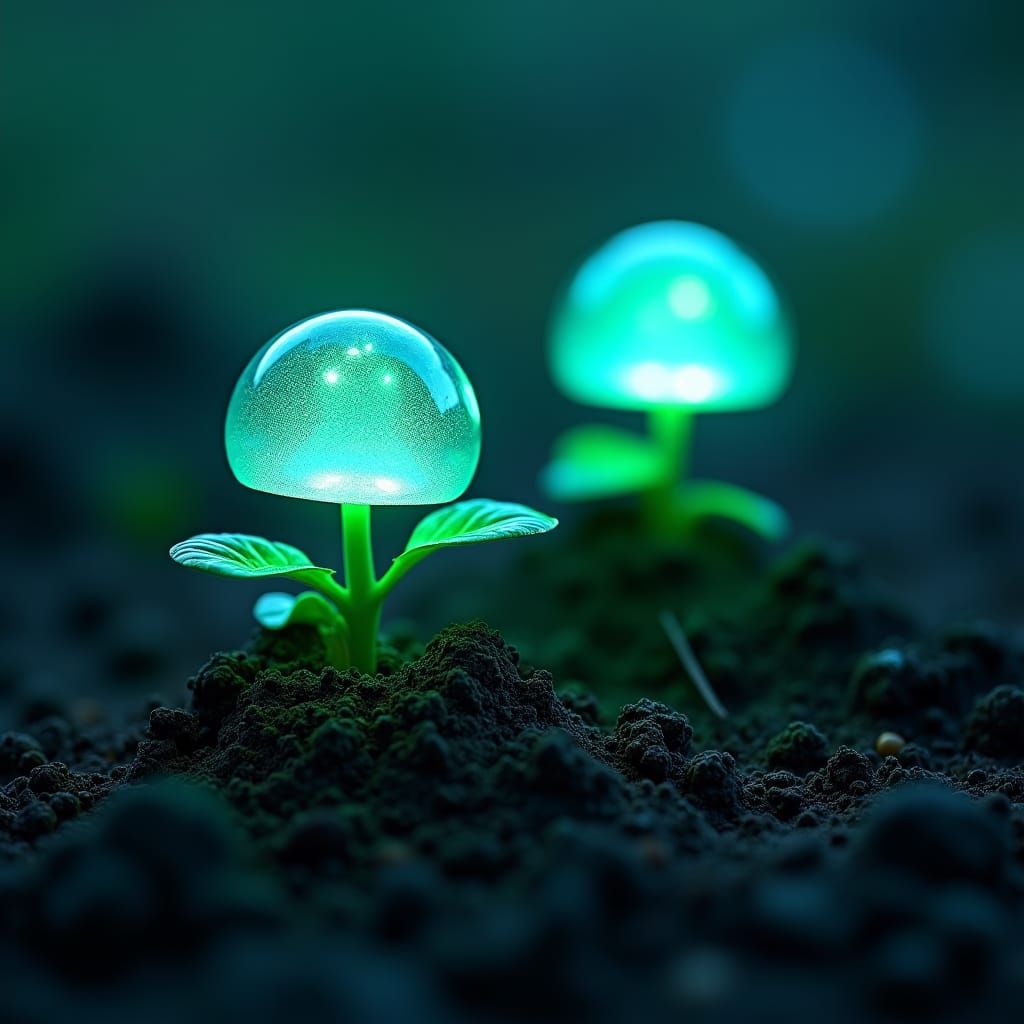 Bioluminescent Plasma Sparks Life in Fertile Soil