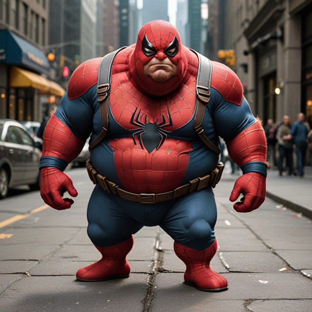 Fat Dwarf Spiderman