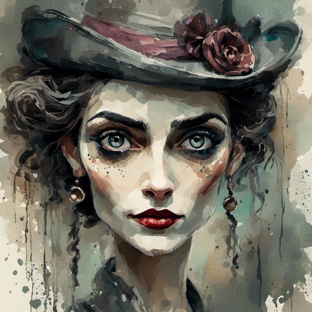 Art Deco Masterpiece in the style of Dan Mumford and Tim Bur...