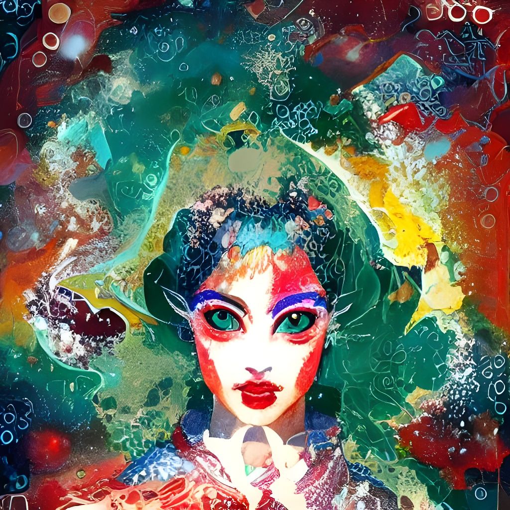 Anthropomorphic Lion in Japanese Art Style