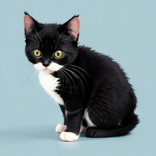 Cute Kitty Generated by AI