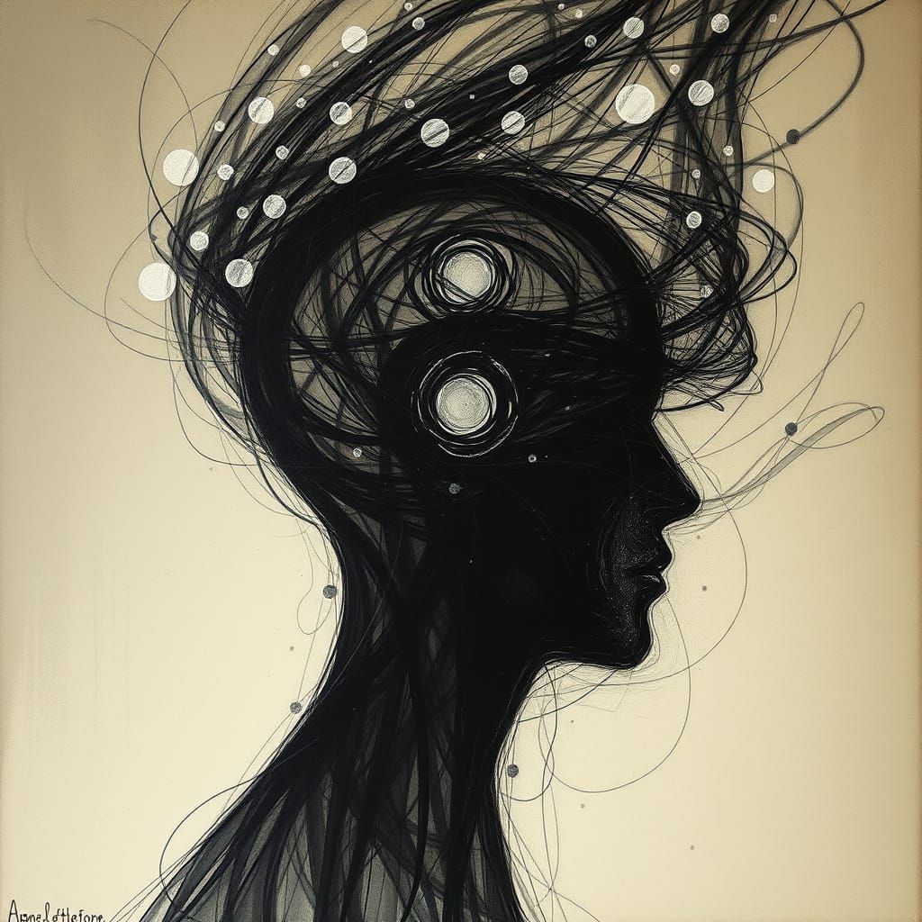 Surrealistic Fairycore Dreamscape in Geometric Abstraction S...