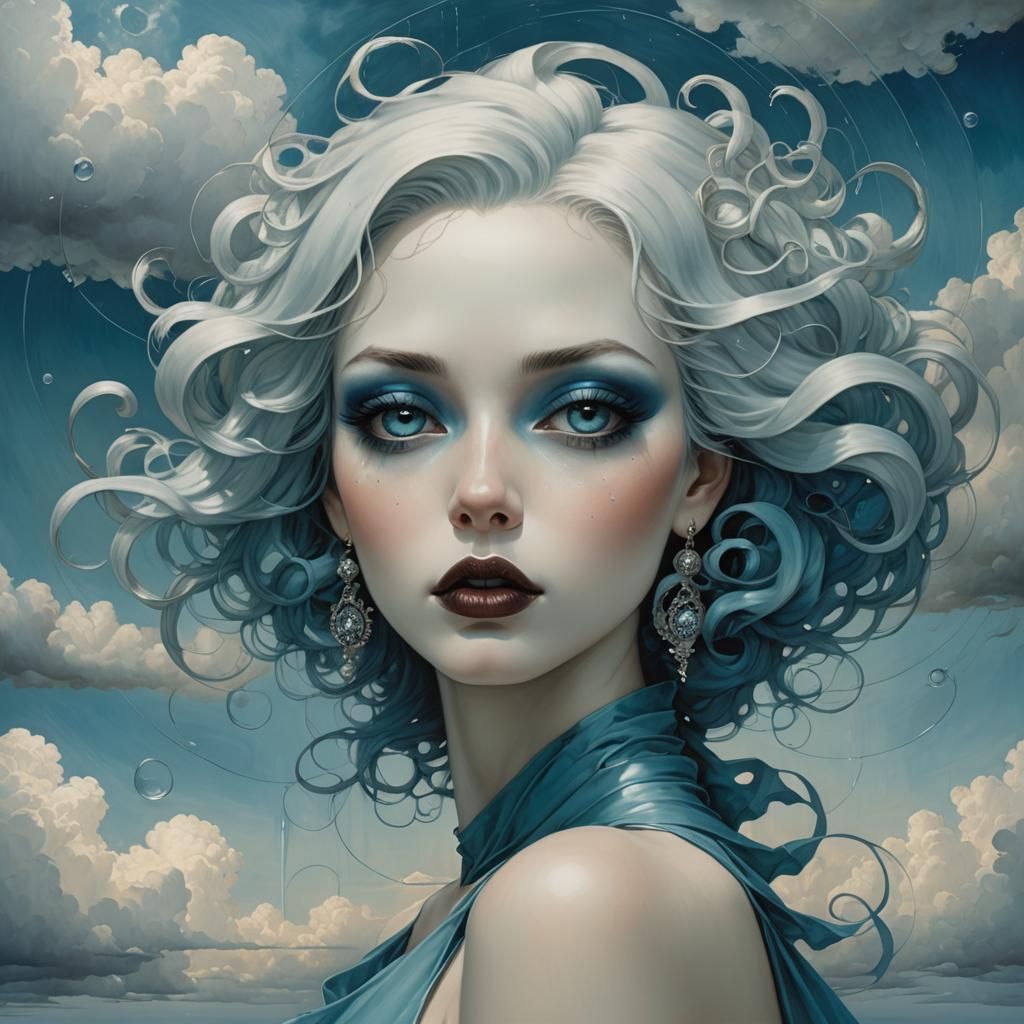 A Less Indigo Cloud of Blue