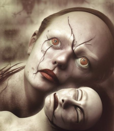 Surreal Insectoid Manifestation in Stop-Motion Style