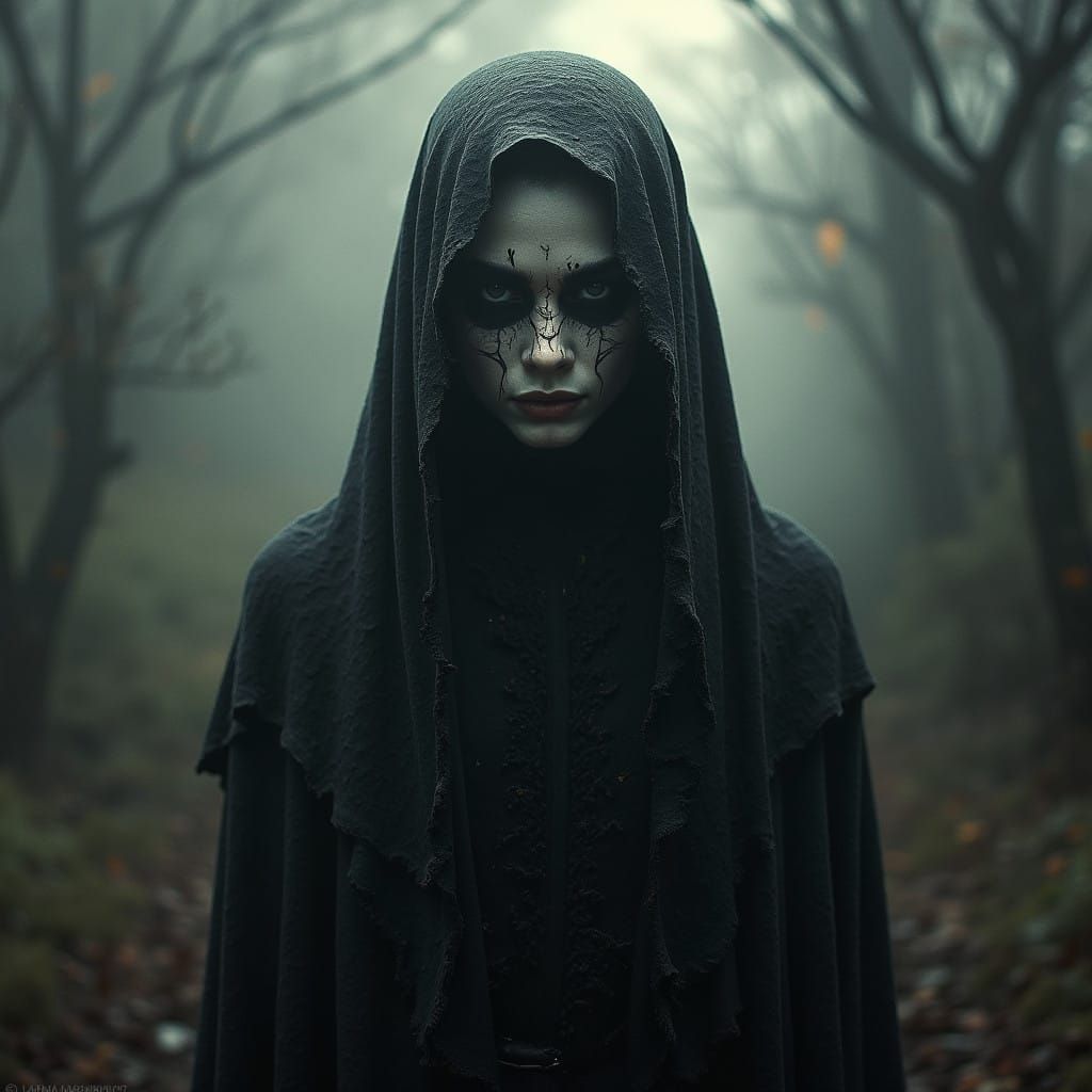 Grimdark Landscape in Dark Fantasy Style