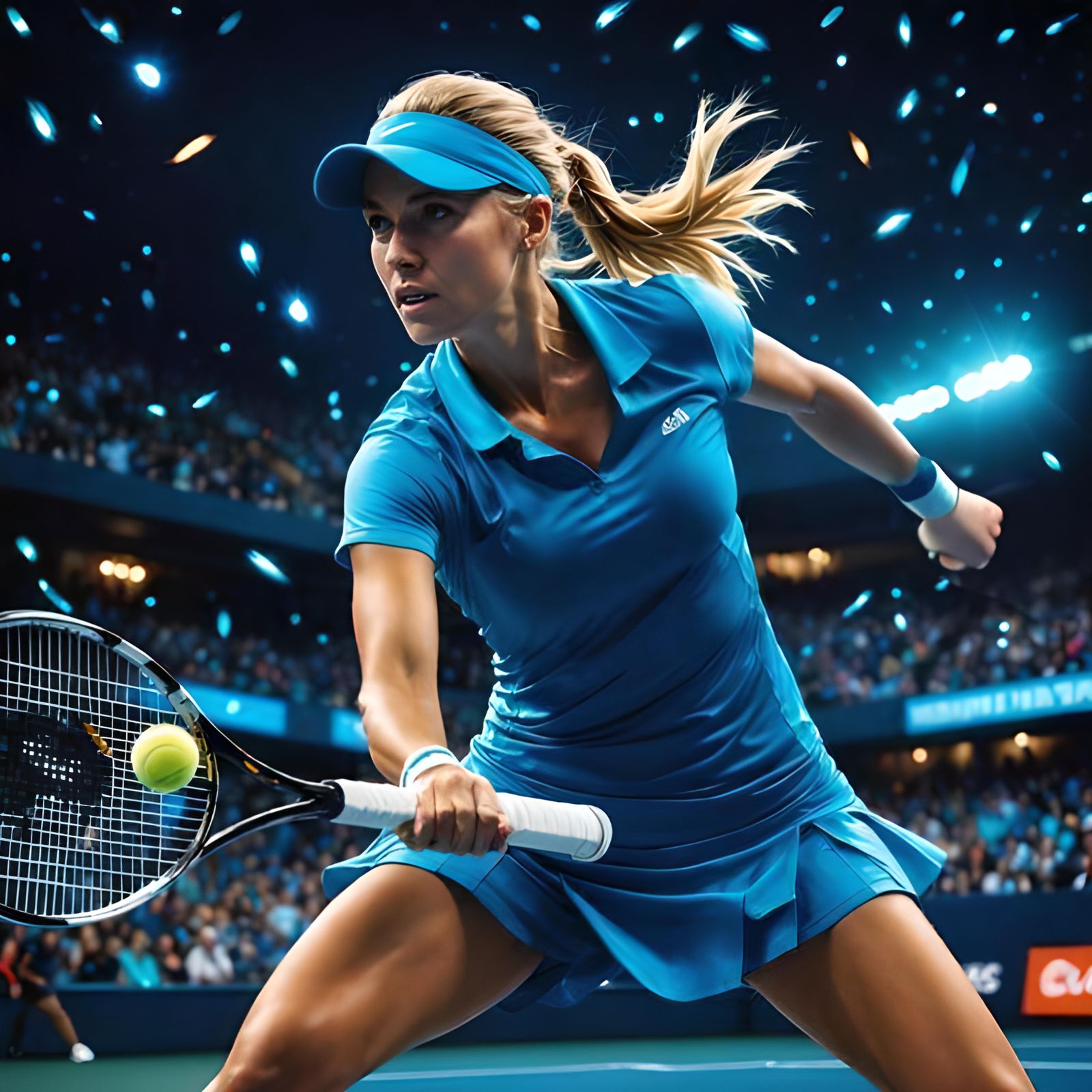 Midnight Match Point 🎾💙