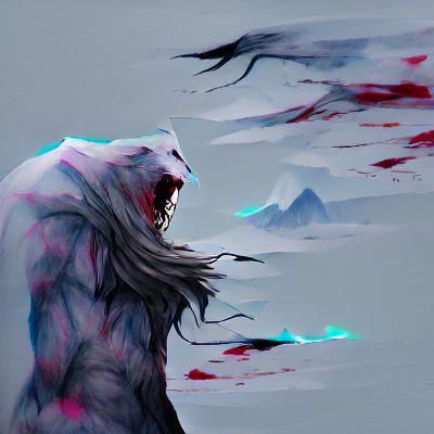 Ethereal Revenant Emerging from Shadow