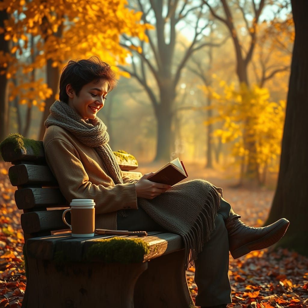 Golden Hour Autumn Serenity