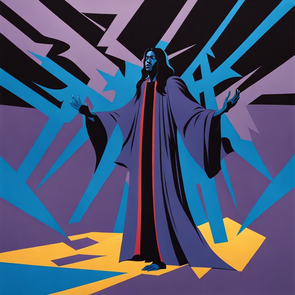 Cubist Summoning of a Two-Headed Monster