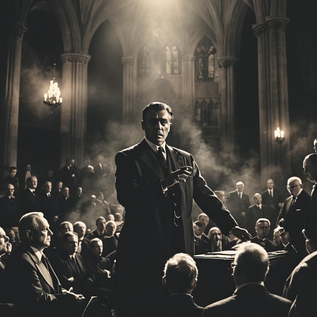 Gangster's Speech in Film Noir Style