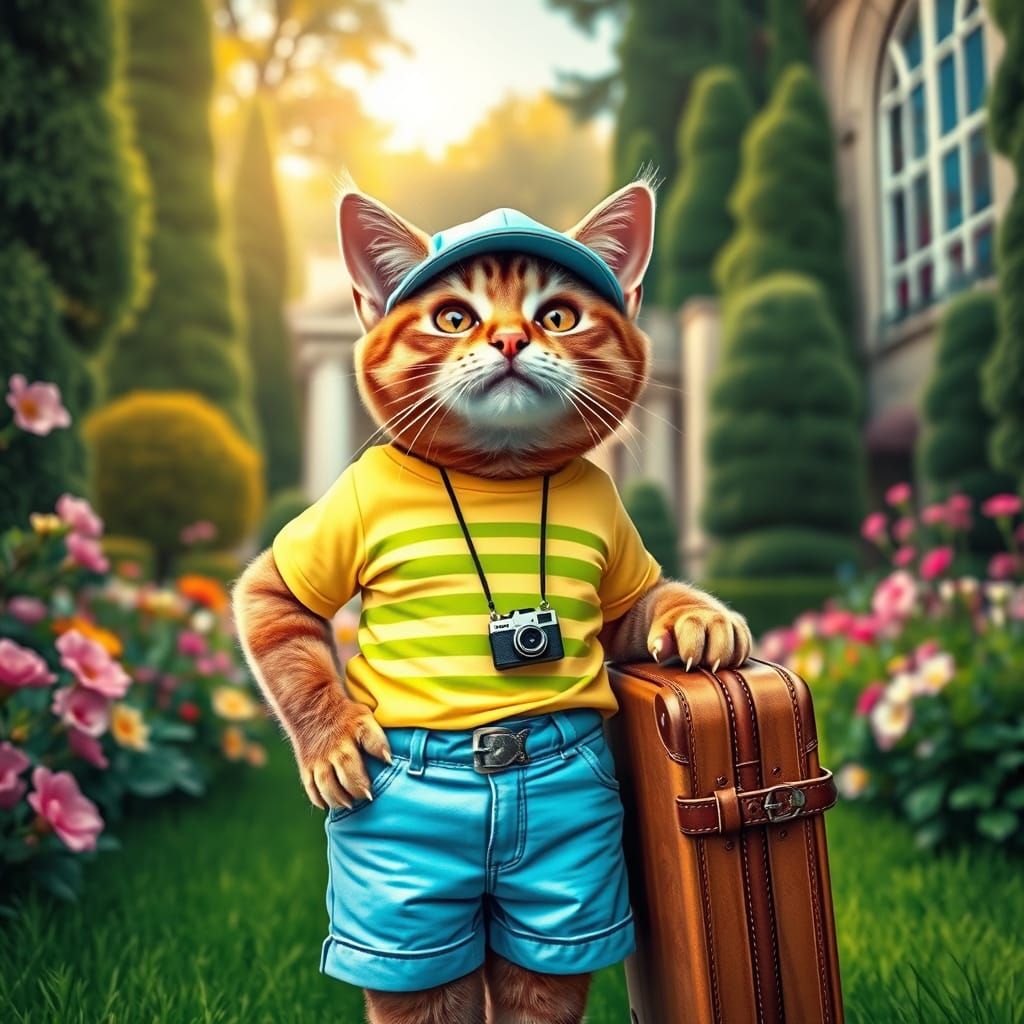 Whimsical Feline Prince of Bel-Air