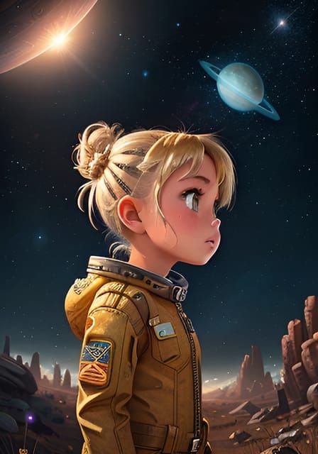 Child Explorer Ready for Adventure