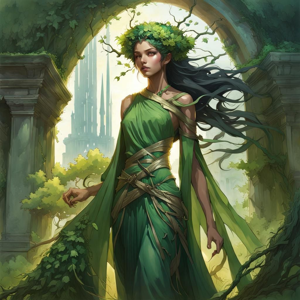 Benevolent Nature Elemental Heals Ruined City