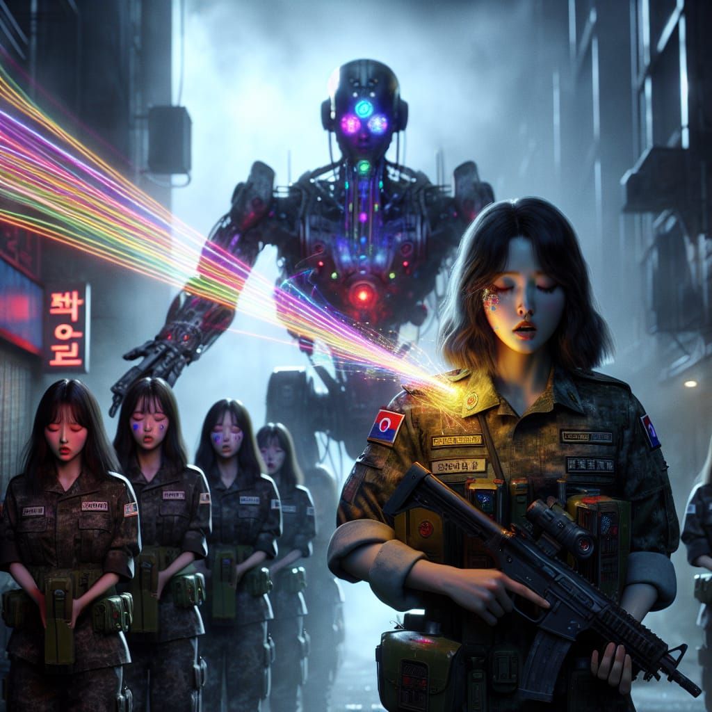 Korean Soldier Battles Unseen Force in Future