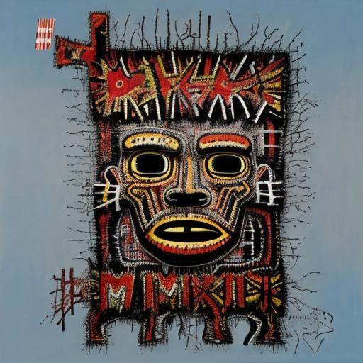 United States in Basquiat and Haring Style