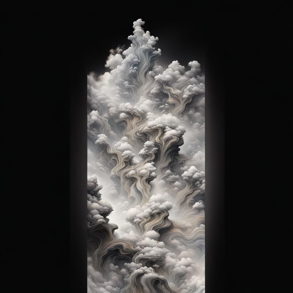 Abstract Sublime Expression in High Resolution