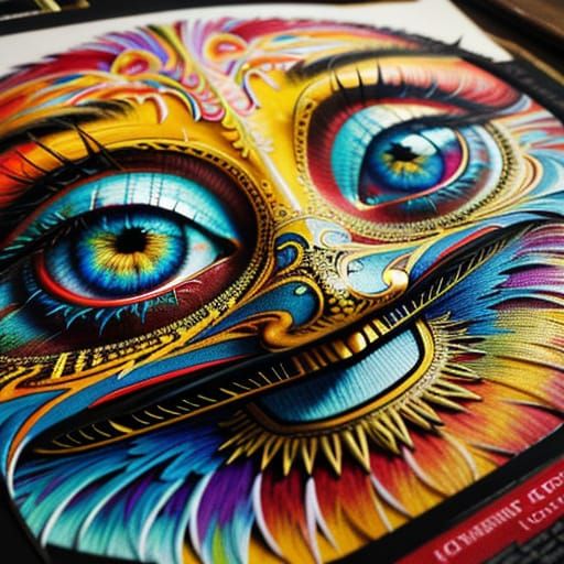 Vibrant Hyperrealistic Masterpiece with Cinematic Fine Detai...