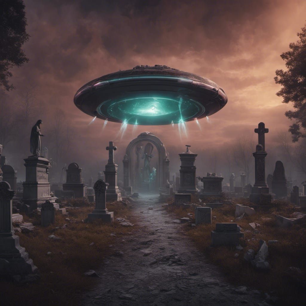 UFO Abduction: Zombies in a Paranormal Cemetery