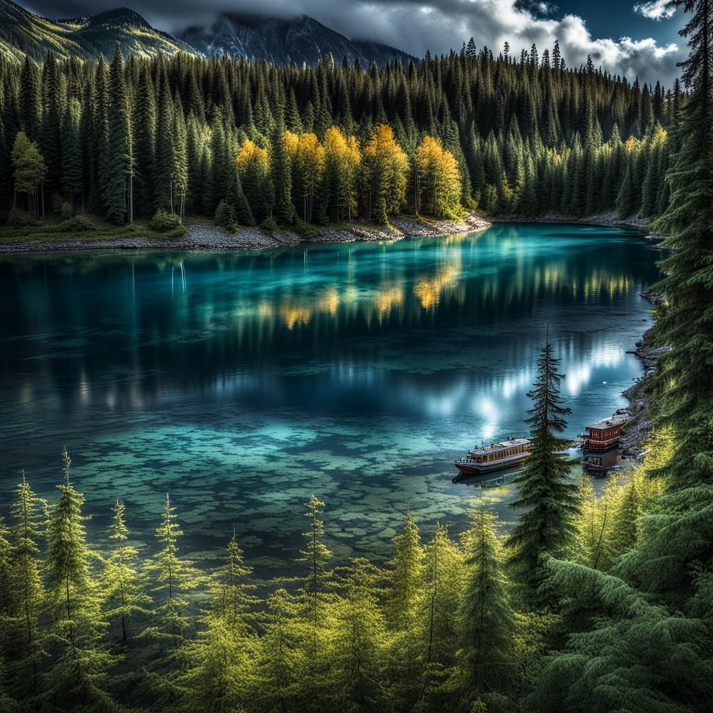 Hyperrealistic Canada Landscape in Sharp Focus