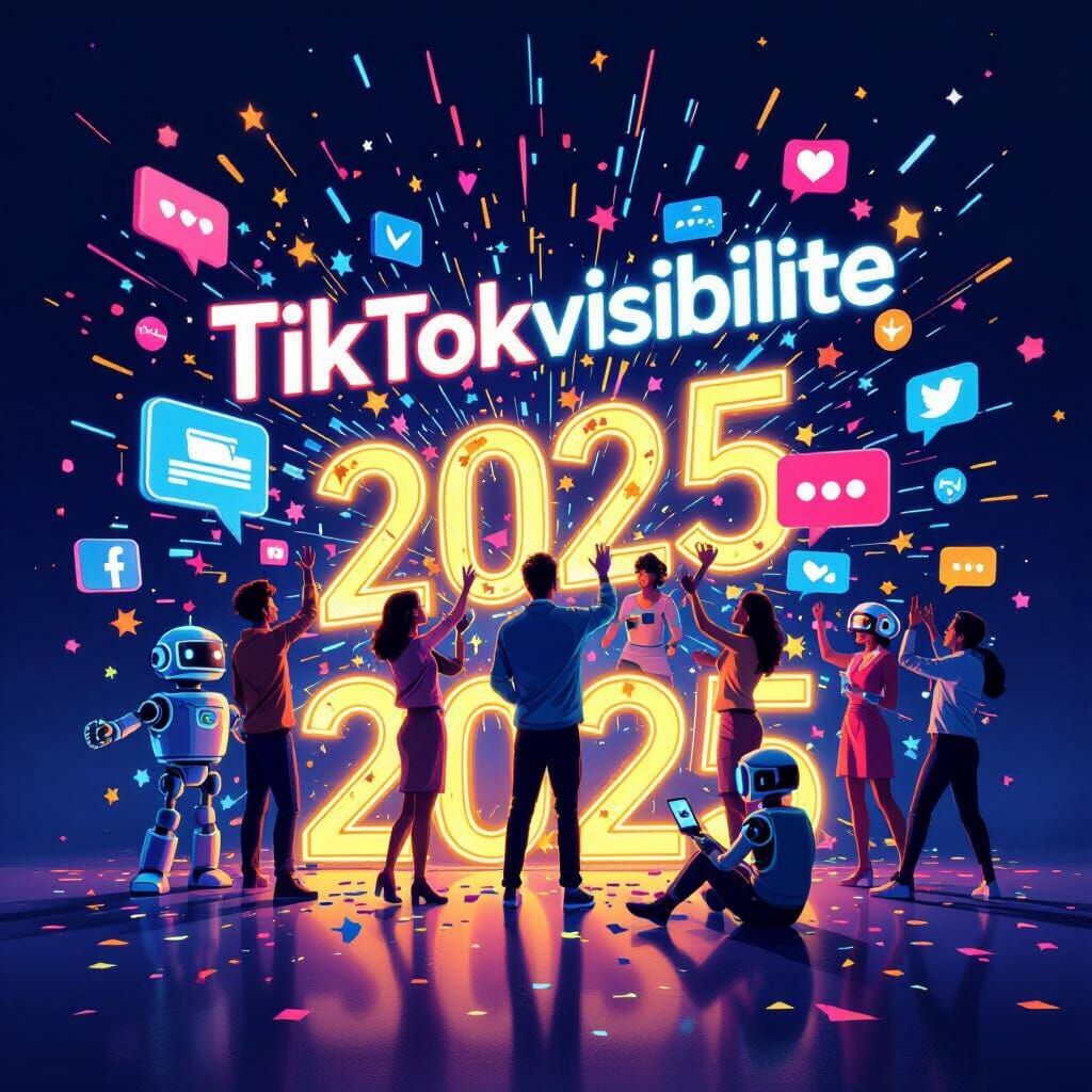 Digital Art of People and Robots Engaging with Social Media