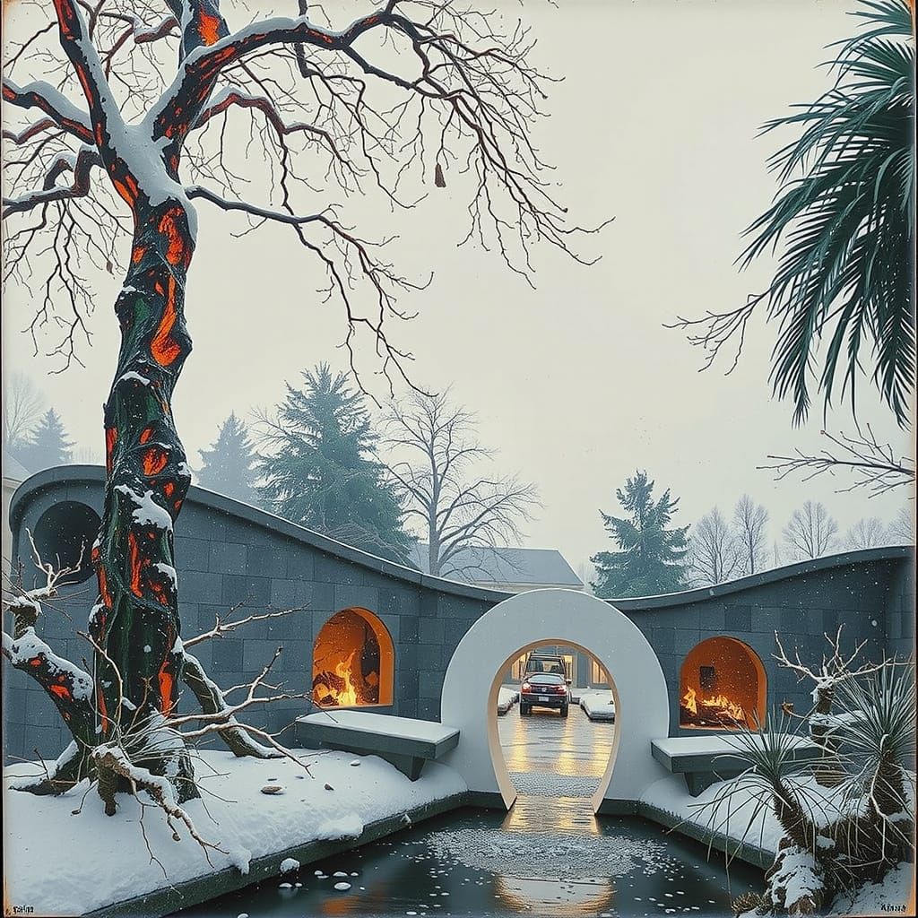 Hyperrealistic Sculpture With Dynamic Lighting