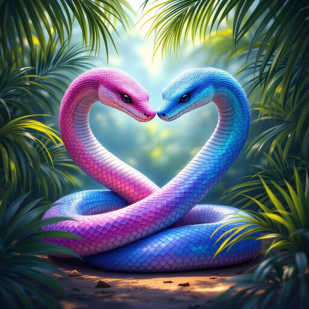 A stunning, hyper-realistic illustration of a heart formed b...