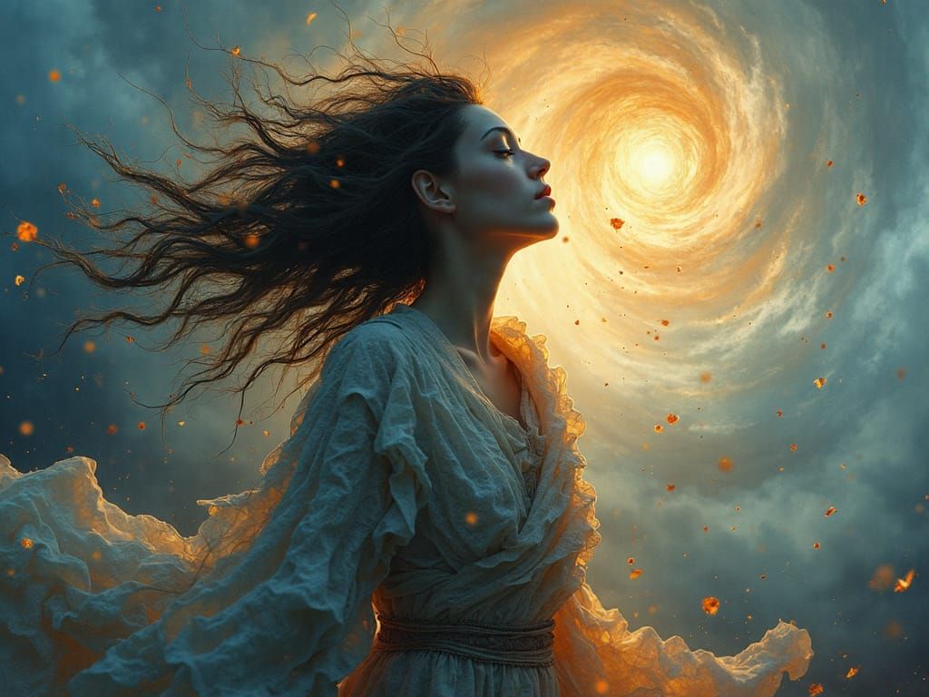 Enigmatic Songstress in Ethereal Resilience