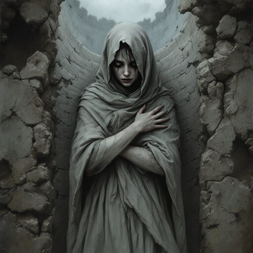 "My walls are built with bricks of sadness and a mortar made...