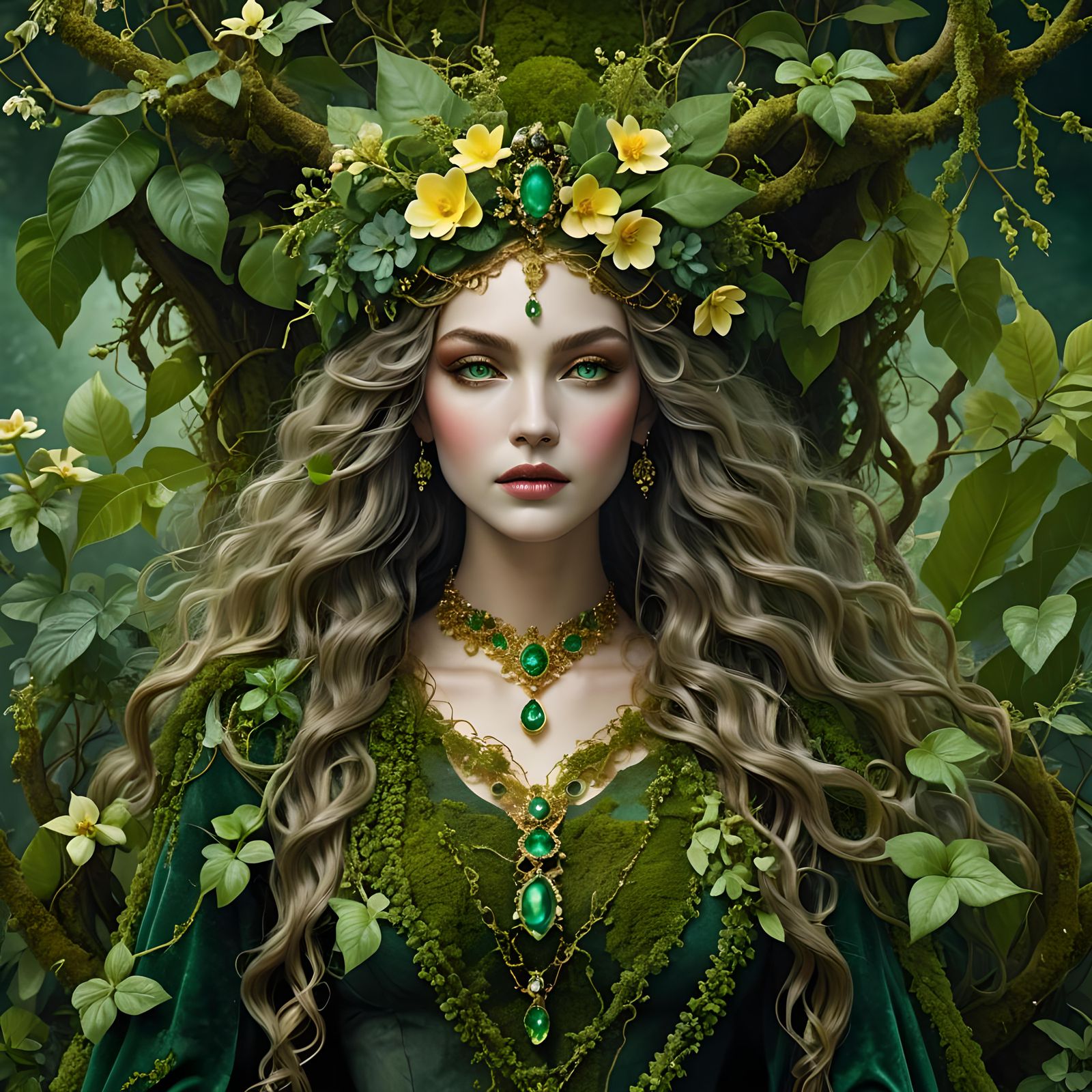 Verdant Queen: A Living Tapestry of Nature