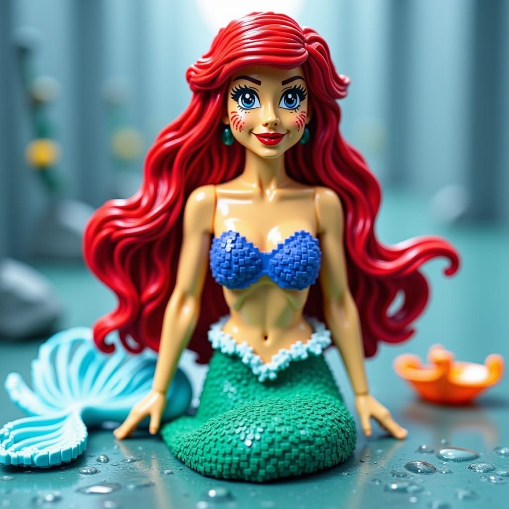 AI Princess Ariel Portrait