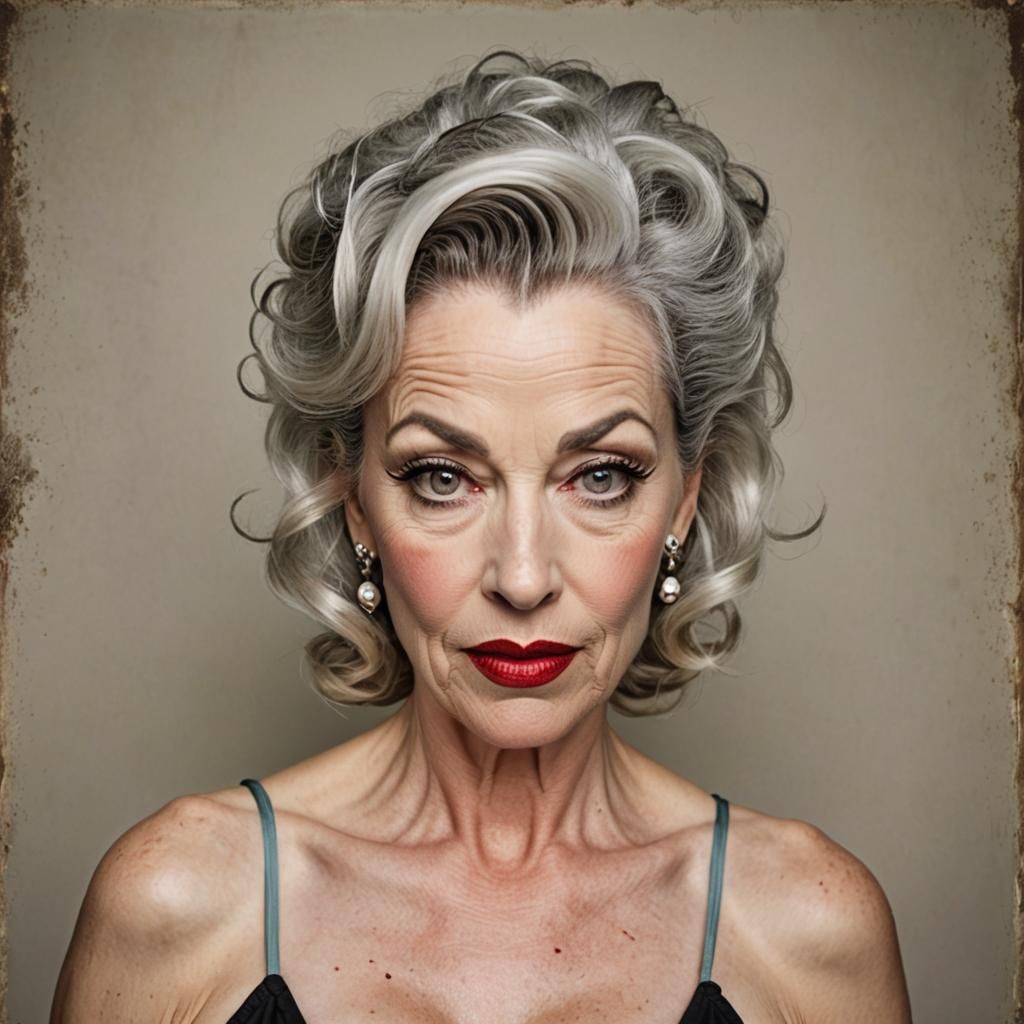 Unconventional Pin-Up: A Study in Exaggerated Features