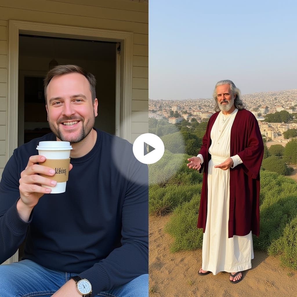 Time Travel Portal: 2025 Meets Biblical Israel