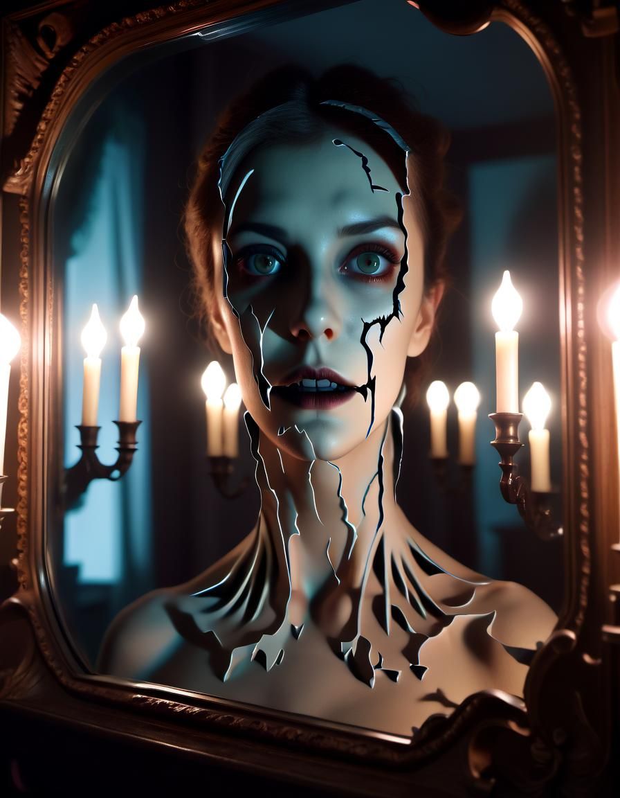 Eerie Optical Illusion with Volumetric Lighting