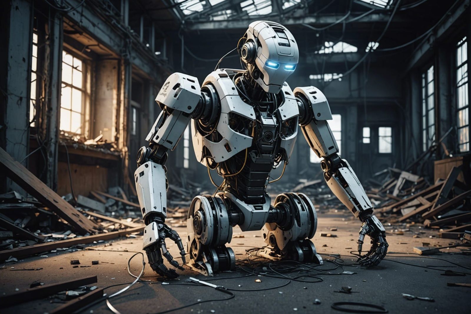 Despairing Robot in a Decaying World