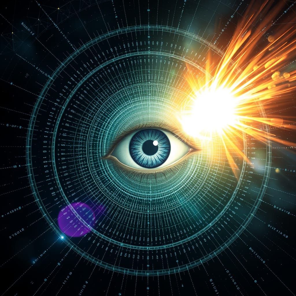 Cyberpunk Code Matrix Illumination