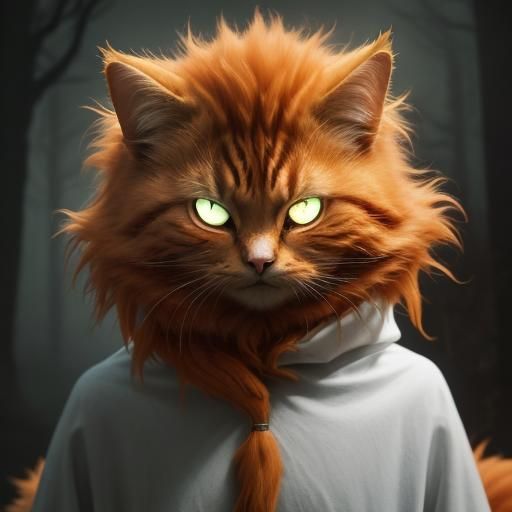 Surreal Garfield as Abeloth in Dreamlike Film Still