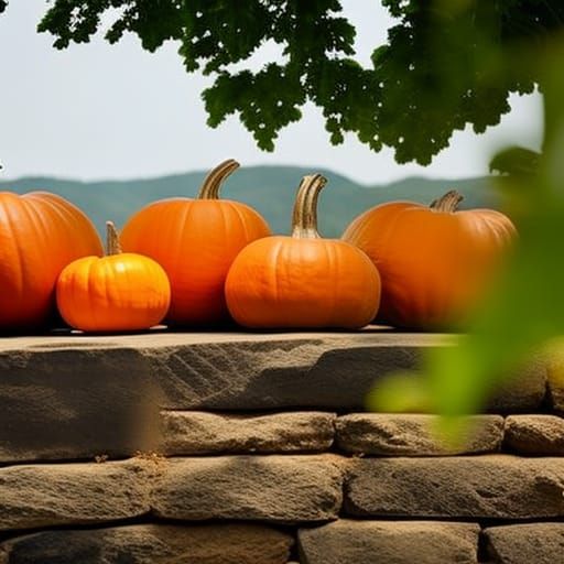 Pumpkins in Natural Lighting, Professional Photography