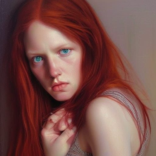 Heartbreak: A Portrait of Loss in Oil