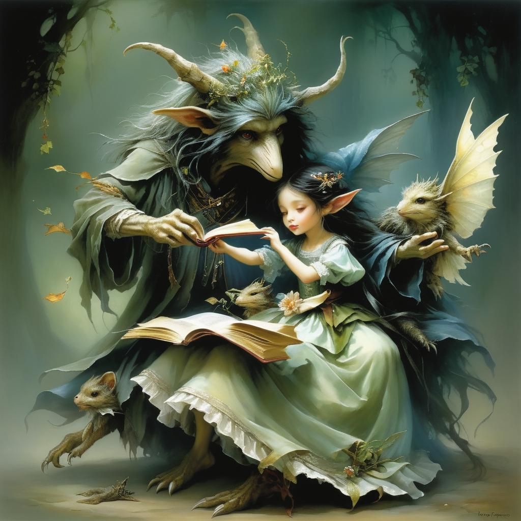 Fairytale Creature Waltz in Fantasy Style