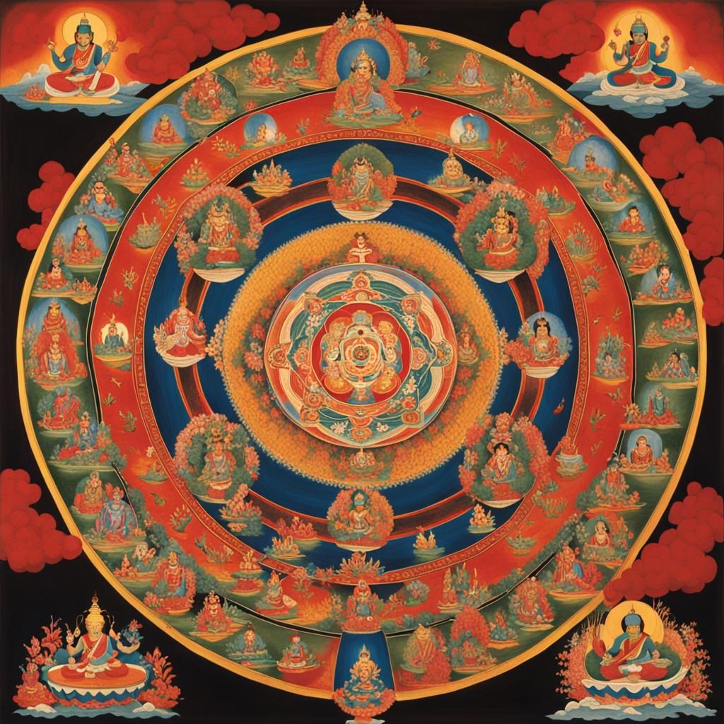 Tibetan Deities of the Five Tantra Classes