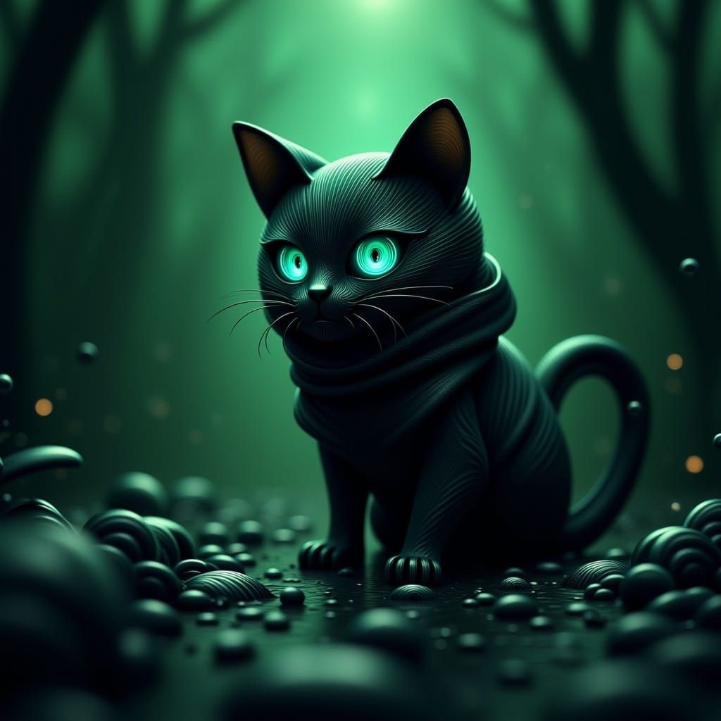 Cheshire Cat Ninja in Dark Rainforest Arena