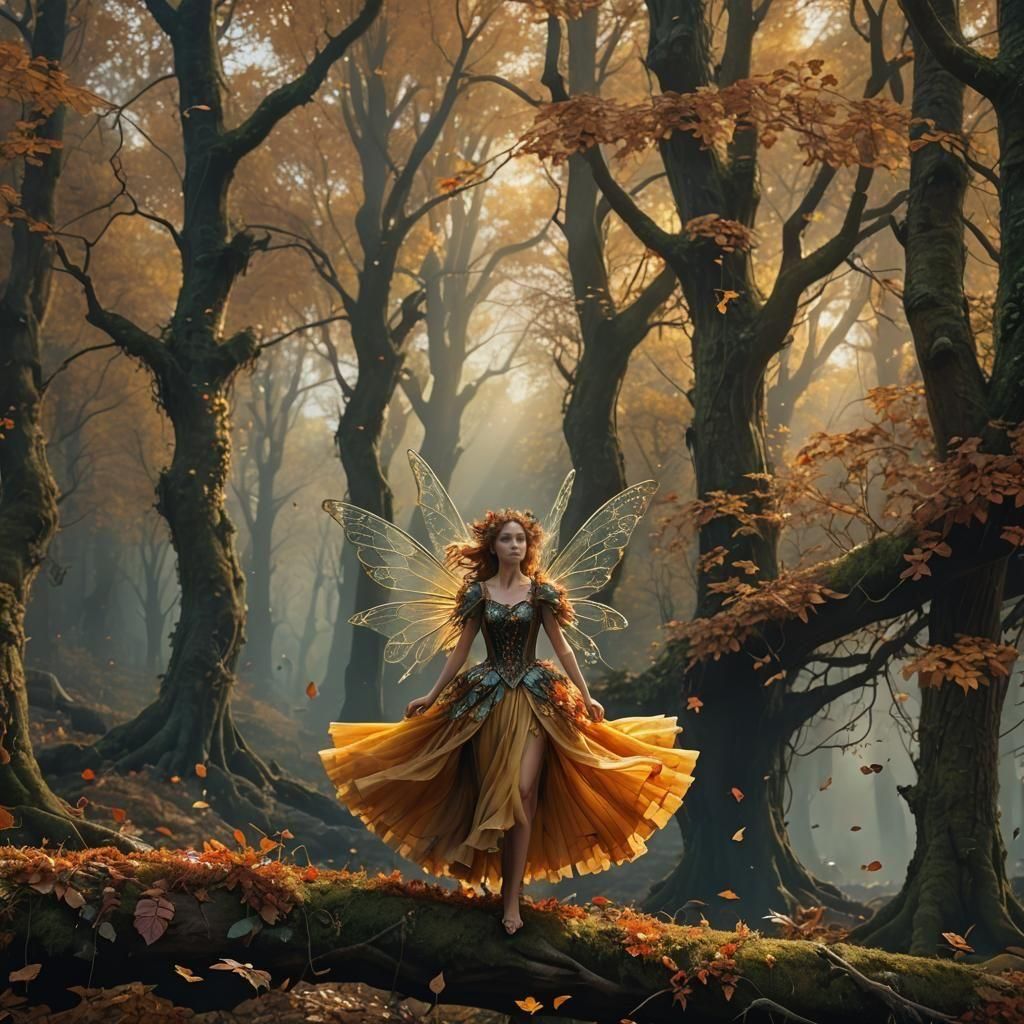 Autumn Fairy in Enchanted Woods
