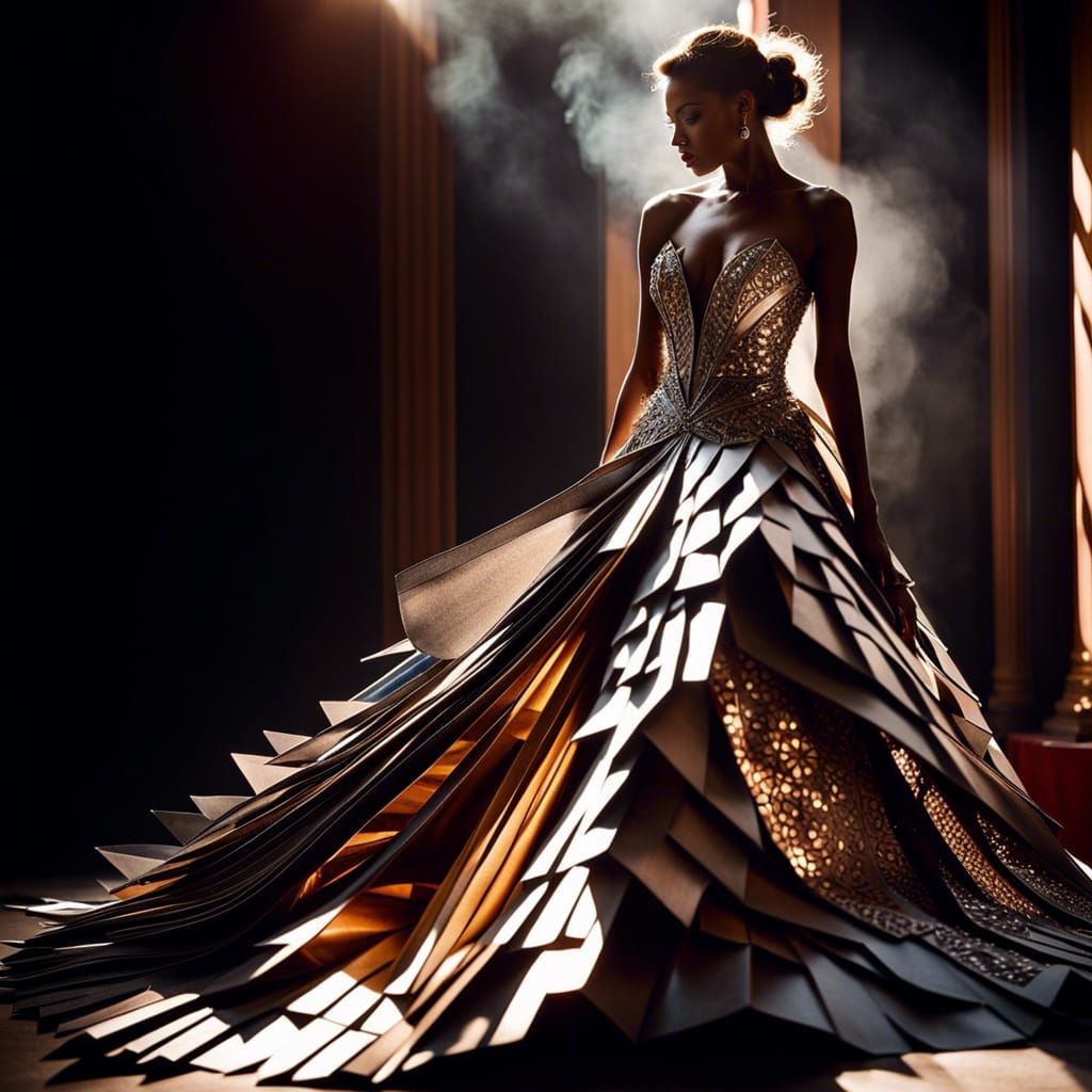 Recycled Metal Dress